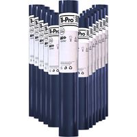 TI-Pro Blue Hard Floor Protector Film Roll 600mm x50m - Self-Adhesive Waterproof Protective Film for Wood, Tile, Laminate, 12 Pack