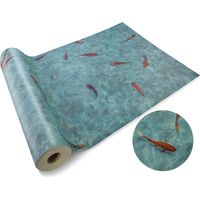 Vinylboden PVC Boden 3D Optik Koi 100 x 50 cm