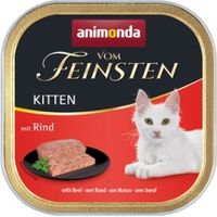 Animonda Cat Vom Feinsten Kitten Aliment humide pour chatons - Barquette de 100 g - Bœuf 100 g