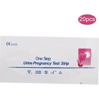 20 bandelettes test de grossesse urinaire domestique indicateur de mesure de grossesse