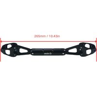 Support téléphone en aluminium pour guidon de moto – Barre extensible universelle – Adapté aux scooters et tout‑terrain