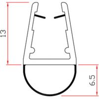 GUARNIZIONE PER BOX DOCCIA 2 M MOD.401- TRAFILO- 10,0 pz
