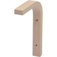 Equerre décorative hêtre lamelles multiplex 10x15cm