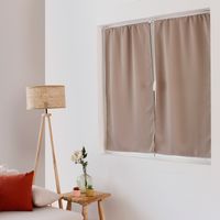 Homemaison – Rideau occultant 60x120 cm – Panneau uni naturel – Lavable en machine à 30°C – Prêt à poser
