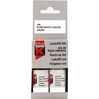 Stylo de retouche peinture Auto-K teinte constructeur Pure White LC9A VW/AUDI