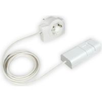 EHMANN Schnurdimmer T21.07, weiß mit Zwischenstecker, Plug&Play