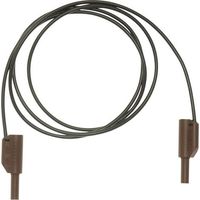Metrel A 1342 Cordon de mesure de sécurité banane mâle 4 mm banane mâle 4 mm 1.50 m noir, marron 1 pc(s) S150142