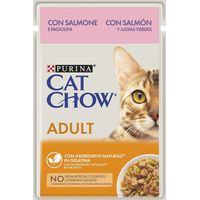 Purina Cat Chow Adult Salmone e Fagiolini - Purina Cat Chow Adult Salmone e Fagiolini - Bustina Da 85 Gr