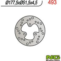 Disco de freno trasero NG 177x51x4.5 para ATV Polaris Scrambler 400/500