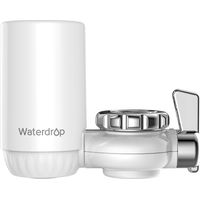 Waterdrop WD-FC-04 NSF Certifiée Filtre à Eau du Robinet, Système de Filtration ACF, Purificateur de l'eau de Longue durée pour Cuisne, Réduit Chlore, Goût et Odeur (1 Filtre Inclus)