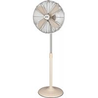 ZEPHIR Ventilateur sur pied vintage en métal crème 40 cm ZEPHIR