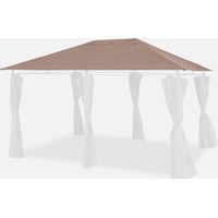 Toldo de techo para pérgola 3x4m