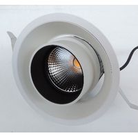 Plafonnier encastré LED 26W architectural Ø 166mm blanc tête orientable 30° 3000K 1292lm alim dimmable 230V IP23 FLOS 03.6608.40