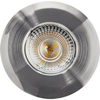 Heitronic 500668 DL7202 LED-Einbauleuchte LED LED fest eingebaut 5 W Nickel
