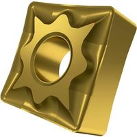 Drehwendeschneidplatte ISO SNMG 120408E-NF:T8315 D.5,16mm PVD beschichtet Gold