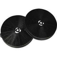 Vhbw – Filtres à charbon actif pour hotte aspirante – Lot de 2 – Diamètre 17,5 cm – Remplacement rapide des odeurs de cuisson