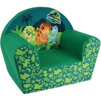 FUN HOUSE Jurassic World Fauteuil Club dinosaures - l.52 x P.33 x H.42 cm - Pour enfant origine France garantie