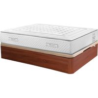 Matelas à ressorts ensachés Magnum Firm Relax 32 cm de haute qualité + Sommier pliant Relax 3D 32 cm de hauteur 150x190 cm - Cerise