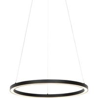 Smart Pendant Light Black 60 cm Incl. LED and RGBW - Girello