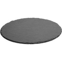 Lot de 6 Assiettes à Dessert "Ardoise" 22cm Gris