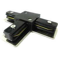 Giunto a T Connettori Per Binario Dei Faretti Led A Binario Modello T Colore Nero Per Monofase