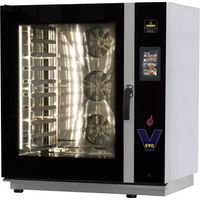 Four mixte professionnel - 12 GN 1/1 - Écran tactile - Générateur vapeur - 30-240°C - Double vitrage - Vesta
