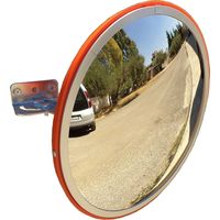 Convex Unbreakable Traffic Mirror For Driveway 130 Degree Wide Angle Blind Spot Mirror Security Mirror For Road Safety/Garage/Parking/Shop Security/Home Driveway/Alley/Car Park/Hospital/School 30CM