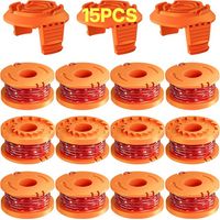 Bobines pour WORX WA0010 et WA6531 – Tête de coupe W12+3 avec capot – Fil nylon résistant aux chocs