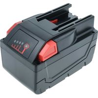 EXTENSILO Batterie compatible avec Milwaukee HD28 SX, HD28 VC/0, M28 WL LED, V28 BS, V28 CS outil électrique aspirateur (6000 mAh, Li-ion, 28 V)