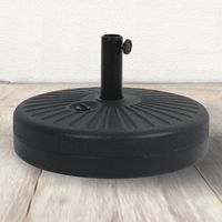 Sonnenschirmständer aus robustem schwarzem Kunststoff PARASOL