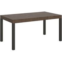Table Extensible 90X160/420 Cm Everyday Noyer Structure Anthracite