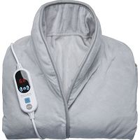 Macom 936 Coperta elettrica 100 W 6 livelli di temperatura con spegnimento automatico e telecomando digitale colore Grigio