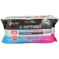 OPTIMO SALVIETTE MULTIUSO DETERGENTI PER ANIMALI PROFUMATE 80 PZ