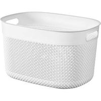 Keter CESTA PORTABIANCHERIA FILO 59X39XH27CM BIANCA