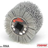 ROSVER RNA RUOTA RUOTE IN FILO DI NYLON ABRASIVO PER LEGNO E METALLI G. 80 Ø100
