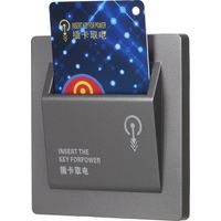 GARRYFIZH Interrupteur Économiseur d'Énergie Mécanique à Carte Magnétique 40A Haute Puissance, pour Chambre d'Hôtel, Hôtellerie - Coupe l'Alimentation lors du Retrait de la Carte