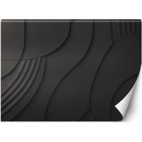 Papier peint Relief noir 3D 150x105