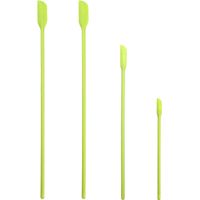 4Pcs Spatula Tool Mini Reusable Silicone Spatula for Kitchen Jars Butter Cream, Green