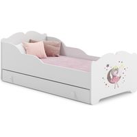 ANNA letto per bambini con cassetto 140x70 Principessa del sonno