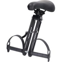 Siège de Vélo Enfant Avant Montage Facile avec Repose-Pieds en Fer Solide - Siège Bébé Vélo Universel