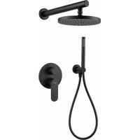 Ensemble complet de douche encastrable noir mat Paini Nove 09YO433TCD Noir mat