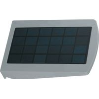 "Proiettore solare LED EOS argento con sensore crepuscolare e di movimento"