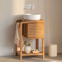 Set di mobili da bagno in legno di teak Bradley SKLUM