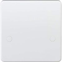 Knightsbridge CU8340 plastica Bianca, Bordo Curvo, Cooker Connection Unit