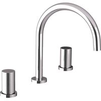 Sapho Ultratap - Grifo de 3 orificios para lavabo, cromo UT017T