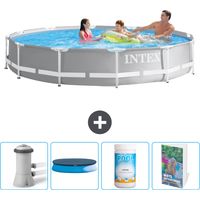 Intex Piscine Prism Frame Ronde - 366x76 cm - 5-pièces SCB100