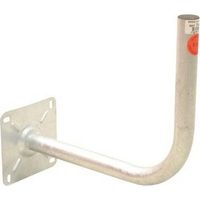 Support mural bras coude déport 40cm – Fixation parabole acier galvanisé – Diamètre 40mm – Accessoire antenne TV – Hdme