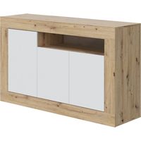 Kommode - Sideboard Braun Eiche Knoten 42x144x87h cm