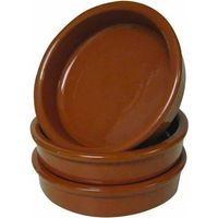6 x plats à crème brulée - Terre cuite - 13cm - Barbier