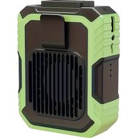 Ventilateur de taille, ventilateur multifonctionnel 2 en 1 rechargeable par USB (ventilation et éclairage)